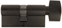 Ключевой цилиндр Медио 1К 30*30 60мм ключ/вертушка Black (черный)