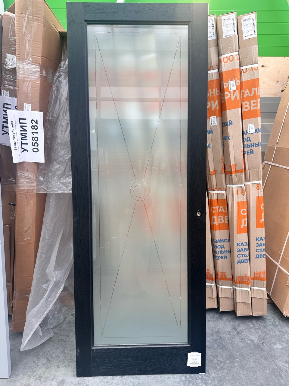 ***ДГ 80*220 D3С нест дуб россо, покрытие ArtWood серебро, патинирование с 2 сторон, тип 3 ЛОТ 17694233