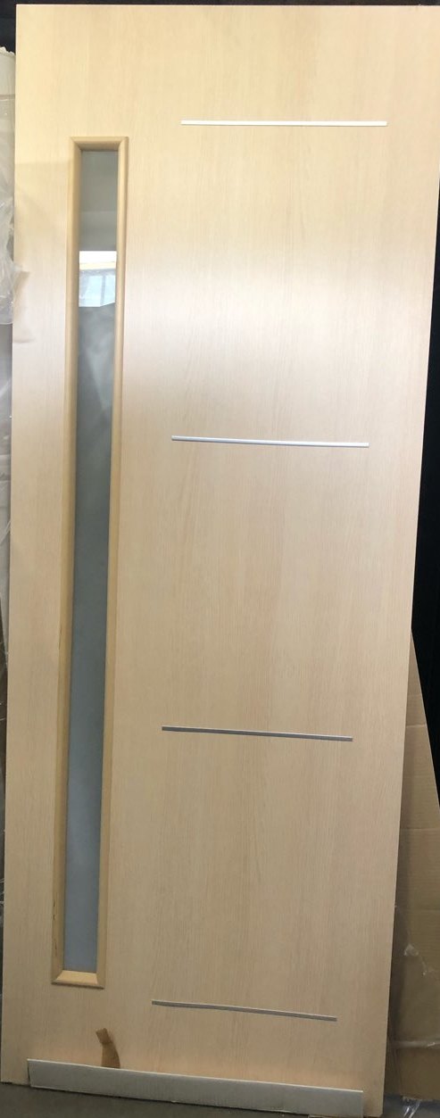 ***АМК 13 ДГ 80*215 беленый дуб , пленка с финиш-эффектом, ЛОТ 7750044