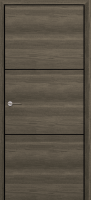 ДГ 70 Квалитет К11 ( поперечный) дуб темный , Toppan (с врезкой под магнитный замок и скрытые петли )