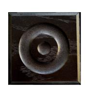 Замок к фигурному наличнику шпон (RUMAX)  (натур.дуб бесцв.лак)