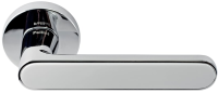 Дверная ручка Prime Паллини Лион PAL-Z09 PC/White, полированный хром/белый  (...)