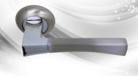 Дверная ручка Локер ZY50-L252 SN/CP никель/хром