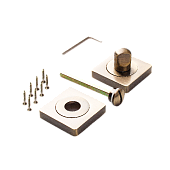 Завертка на квадратной розетке РЕНЦ (бронза античная, арт. INBK 02 AB)