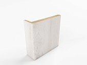 Наличник МДФ телескоп., ПВД (CPL) (Альберо) (дуб снежный, 70*10, 2150, плоский, шип 3*24)