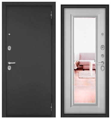 TRUST ECO, МДФ ларче белый 9E-140 зеркало