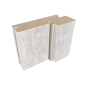 Коробка  с уплот телескоп., покрытие Экошпон (ALBERO) (дуб нордик, 70, 2070)