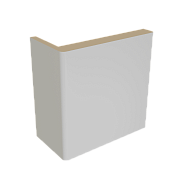 Наличник плоский телескопический, покрытие Ламинатин (ALBERO) (белый, 24*70, 2150)