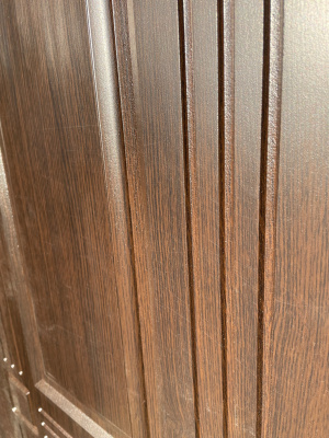 Buldoors MASS 90, букле шоколад, МДФ ларче шоколад 9S-104, МДФ ларче белый 9S-104, хром, 2050*960, правая, лот C086802