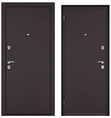 ХОУМ ЭКО Внутреннего  открывания, СТАЛЬ ВНУТР ОТКР, 2 замка (2050*960, левая, букле шоколад)