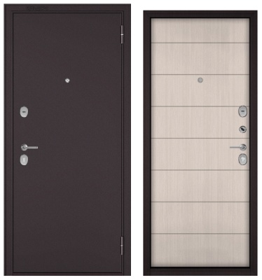 BULDOORS FAMILY ECO, МДФ ларче бьянко E-135, 2 замка