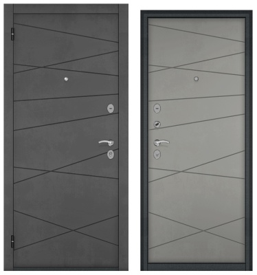 HOME ECO, МДФ бетон темный 6E-130, МДФ бетон серый 6E-130,  лев 