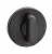 Завертка на круглой розетке РЕНЦ (черный, арт. INBK 06 B)