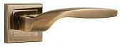 Дверная ручка Сорренто на квадратной розетке (старая бронза AB)