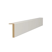 Наличник телескопический Classic Baguette ZADOOR, Полипропилен (матовый молочный, 10*70*2140)
