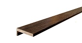 Наличник телескоп. Корадубов, серия "ПВ", покрытие ЭкоШпон (шоколад, 70*10, 2150, плоский)