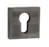 Накладка на цилиндр на квадратной розетке PUERTO (хром блестящий, арт. INET AL 03 CP)