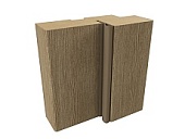 Коробка ПРЯМАЯ С УПЛОТ., покрытие ЭКО (Альберо) (лиственница латте, 70*28, 2070)