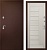 Дверь металл ТермоБокс (медь,ЦАРГА 22мм+молдинг, ПВХ Бьянко, 2 петли, ф-ра хром) (2050*960, правая)