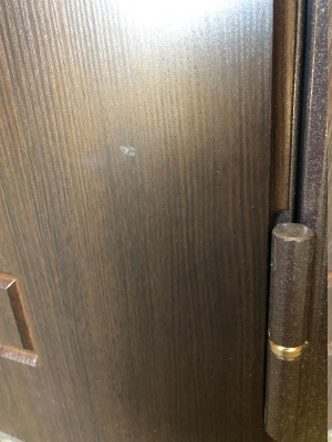 Бульдорс MASS-90, букле шоколад, Ларче шоколад 9S-104, Ларче белый 9S-104, хром, 2050*960, правая, лот 9261032