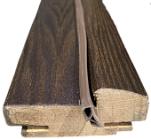 Коробка ТЕЛЕСКОП шпон НАТУР.ДУБ тон Каштан 40-я четв. с упл. (RUMAX) (70*40, 2100)