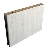 Добор 200 телескопический, покрытие Экошпон (Эконом) (ALBERO) (кипарис белый, 200*8, 2070)