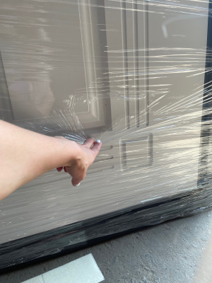 MASS 90 БУЛЬДОРС , букле шоколад, Ларче шоколад 9S-104, Ларче белый 9S-104, хром, 2050*960, левая, лот 9261471