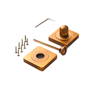 Завертка на квадратной розетке РЕНЦ (кофе, арт. INBK 02 CF)