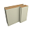 Коробка  с уплот телескоп., покрытие Эмаль ПП (ALBERO) (латте, 80*30, 2070)