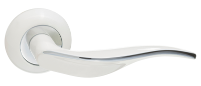 Дверная ручка Энна на круглой розетке