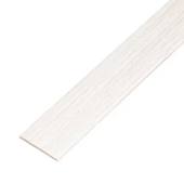 Наличник МДФ, покрытие ПВХ (манзория белая, 80*14, 2200, плоский)