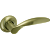 Дверная ручка М.Белло Н07-SG/GP (мат.золото/глянц.золото)