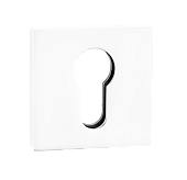 Накладка на цилиндр на квадратной розетке PUERTO (белый супер матовый, арт. INET AL 03 MSW)