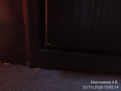 Бульдорс MASS 90, букле шоколад, ларче шоколад 9S 104, ларче белый 9S-104, 2050*960, правая, лот C086806