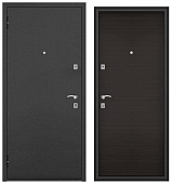 Дверь металл TOREX Стандарт MP, темно-серый букле графит, ХДФ Венге без рис.  (2050*950, левая, L)