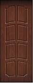 Накладка на 	Тульскую дверь Б45 ТERMO ФЛАГМАН  МДФ12мм ОРЕХ ГРЕЦКИЙ (для двери 860мм шириной)