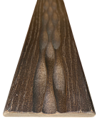 Наличник косичка-3D шпон МДФ 8мм (RUMAX) (натур.дуб тон каштан, 70*8, 2150)