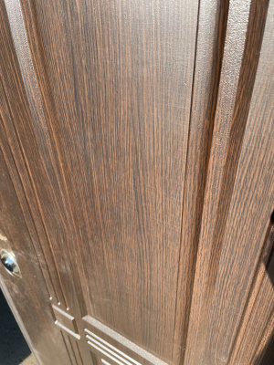 Buldoors MASS 90, букле шоколад, МДФ ларче шоколад 9S-104, МДФ ларче белый 9S-104, хром, 2050*960, правая, лот C086802