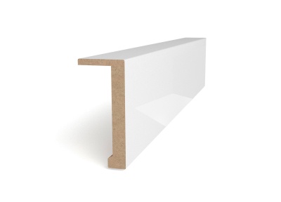 Наличник плоский телескоп., покрытие Глянец