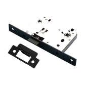 Защелка сантехническая бесшумная РЕНЦ (черный, арт. INLB 2070 plastic B)