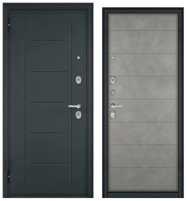 BULDOORS TRUST ECO, RL-4, МДФ бетон серый 9E-135