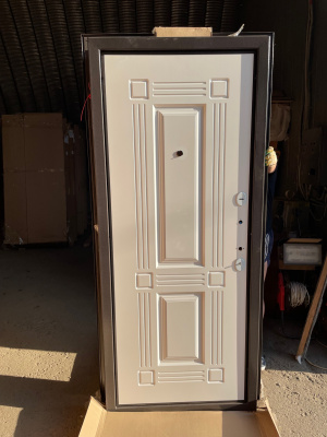 MASS 90 бульдорс, букле шоколад, Ларче шоколад 9S-104, Ларче белый 9S-104, хром, 2050*880, правая, лот C086688