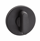 Завертка на круглой розетке РЕНЦ (черный, арт. INBK 06 B)