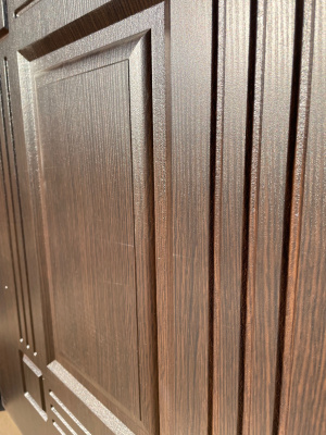 MASS 90 бульдорс, букле шоколад, Ларче шоколад 9S-104, Ларче белый 9S-104, хром, 2050*880, правая, лот C086688