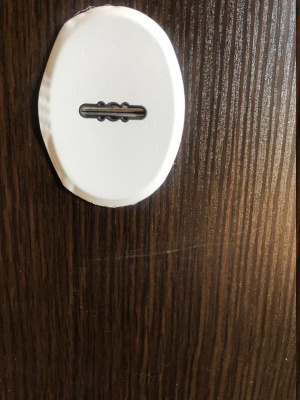 Бyльдopс MASS-90, букле шоколад, МДФ ларче шоколад 9S-104, МДФ ларче белый 9S-104, хром, 2050*960, правая, лот 9261467