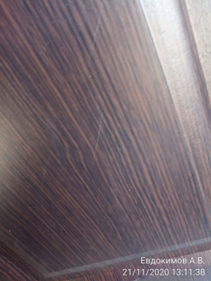 Бульдорс MASS 90, букле шоколад, МДФ ларче шоколад 9S-104, МДФ ларче белый 9S-104, 2050*960, правая, лот C086804