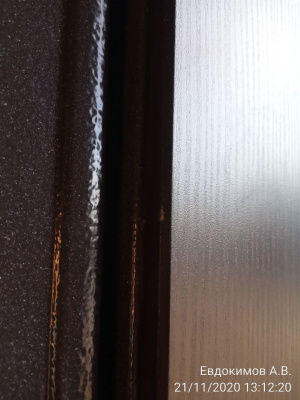 Бульдорс MASS 90, букле шоколад, МДФ ларче шоколад 9S-104, МДФ ларче белый 9S-104, 2050*960, правая, лот C086804