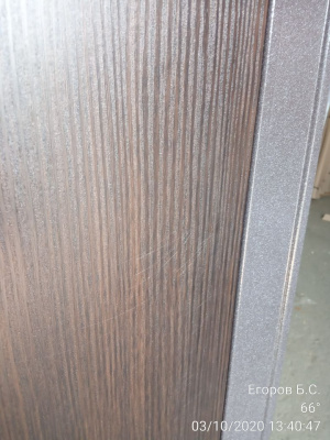 Бульдорс MASS-90, букле шоколад, МДФ ларче шоколад 9S-104, МДФ ларче белый 9S-104, хром, 2050*880, правая, лот 9261070