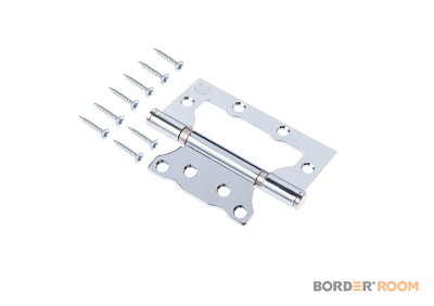 Петля без врезки стальная универс. BORDER хром 66000