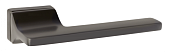Дверная ручка Лингуине на прямоугольном основании (никель матовый черный, арт. INAL 557-01 MBN)